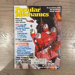 Popular Mechanics April 1979 Magazine Porsche 924 Saab Turbo Flying Fire Engine